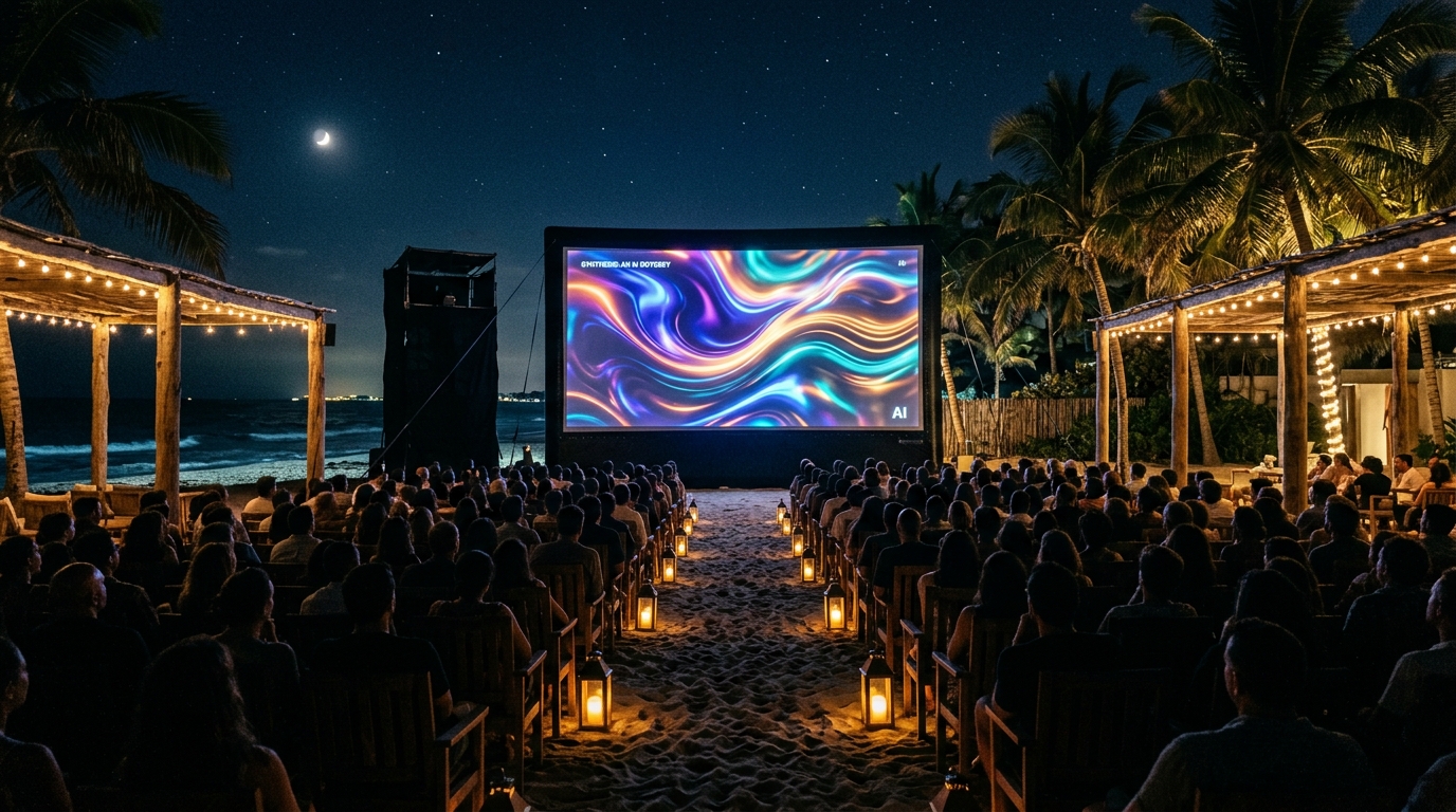 AI filmmakers can win a physical Crystal Brain trophy and attend a beachfront gala in Bali this November