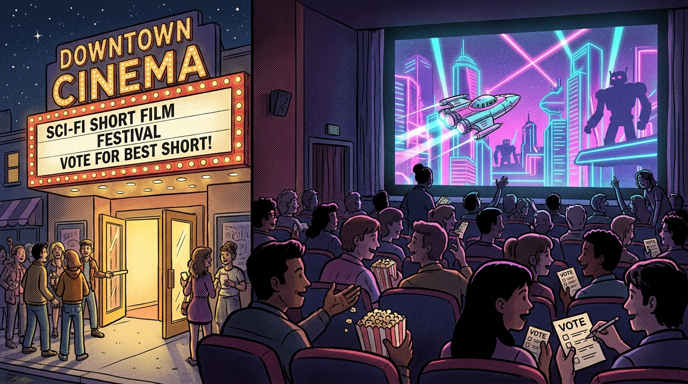A new Toronto awards night wants your AI-made horror and sci-fi short, and it has two prizes just for 1980s neon