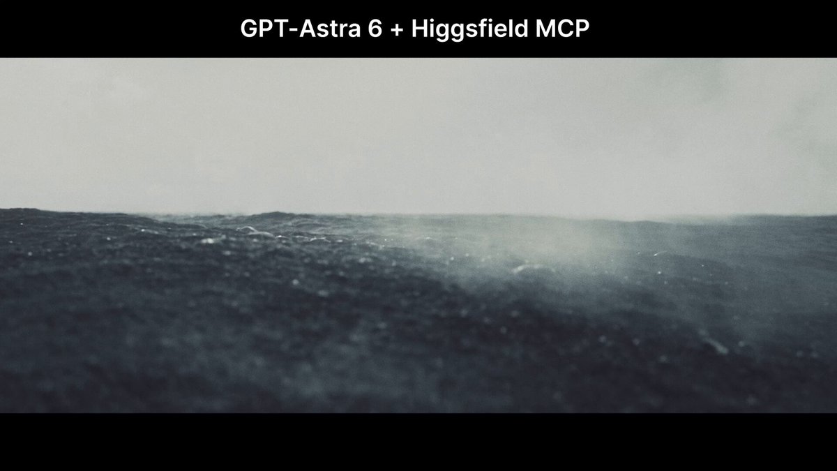 Higgsfield is making the first movie driven entirely by GPT-6 Astra computer-use, and the demo reel it posted this week shows what that actually means