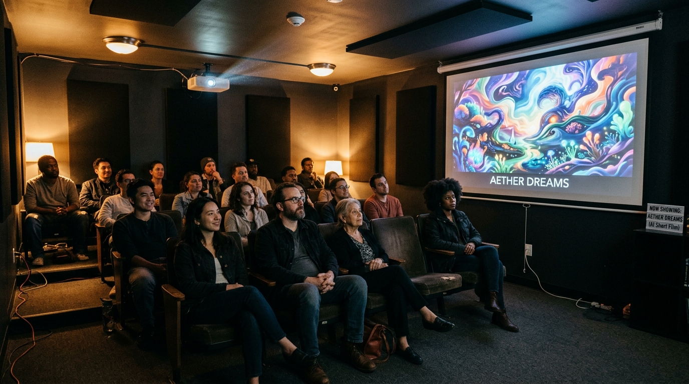 Los Angeles is running a monthly AI film awards cycle that culminates in a Beverly Hills gala this December