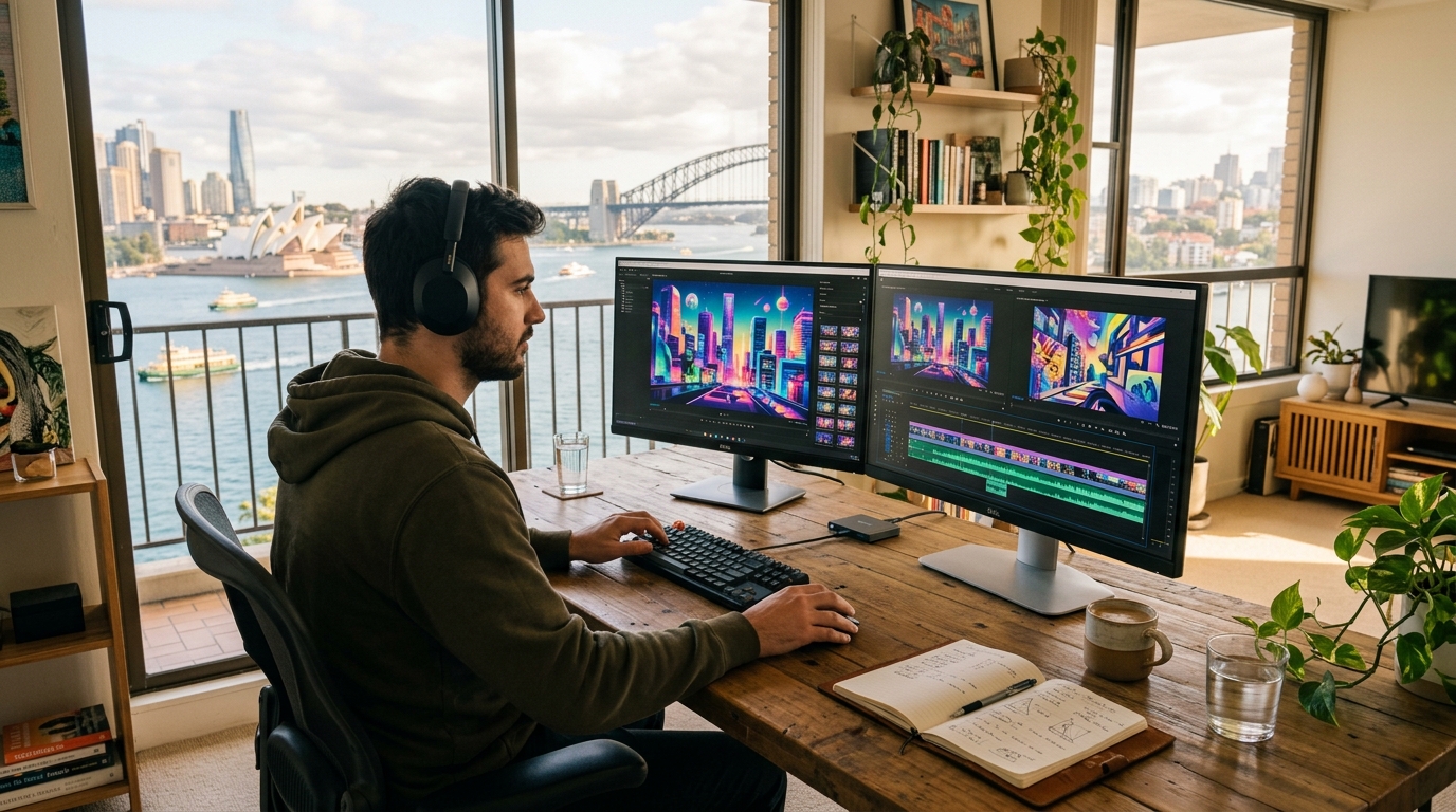 Australia's first AI film festival is offering cash prizes and pro tool subscriptions for short films made with AI-generated shots, with a live Sydney screening in March 2027