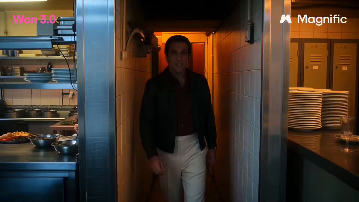 Wan 3.0 inside Magnific can turn two separate character references into a single believable movie scene, and that solves one of AI video's hardest problems